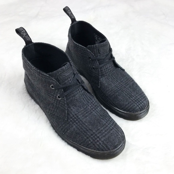 Dr. Martens Other - Dr. Martens Men's Gray Grey Felted Wool Boots